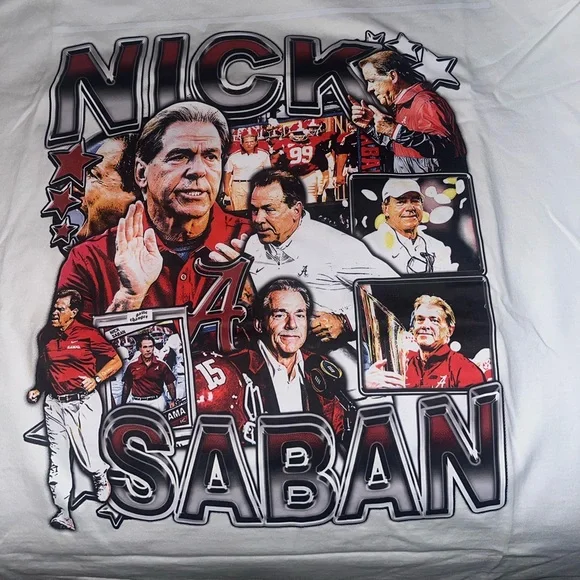 ‼️ Nick Saban University of Alabama Crimson Tide T-Shirt - XXL - Picture 3 of 4